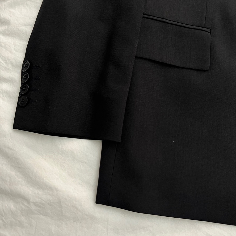 HUGO BOSS Rossellini Movie US Wool Three-Button Suit 36 S Blazer, 30W Pants 36S - Picture 6 of 16